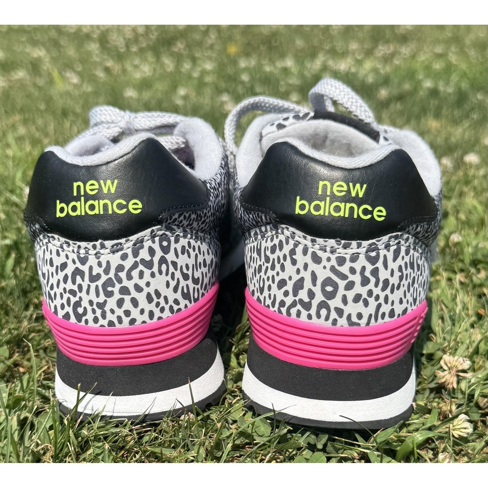 New Balance 515 Womens Gray Leopard Animal Print Sneakers WL515AN3 Size 10 - Picture 7 of 14